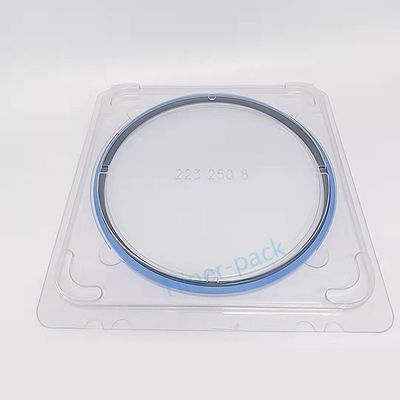kopen 8 inch Transparent Single Wafer Shipping Containers PET materiaal online manufacture