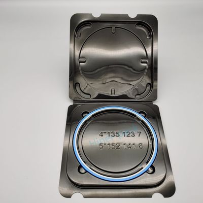 kopen OEM Single Silicon Black Wafer Box Shipper Wafer Productieproces online manufacture