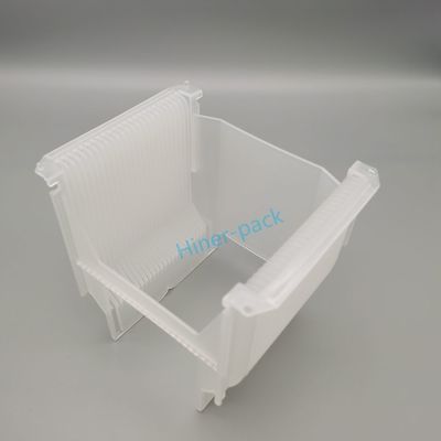 kopen Cleanroom 8 inch Transparent PP Materiaal Wafer Carrier Cassette Halvervoerder Verpakkingsdoos online manufacture