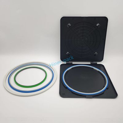 kopen ISO9001 Wafer Accessoires Hoop Rings In Bulk Kleurrijk PBT Materiaal Voor Halfrondverwerking online manufacture