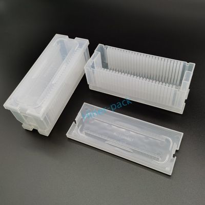 kopen Vierkante PP-materiaal wafer drager 2/3 inch serie wafer verzenddoos online manufacture