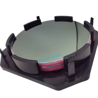 kopen 12 inch zwarte horizontale wafer drager doos verzender voor omzet en transport online manufacture