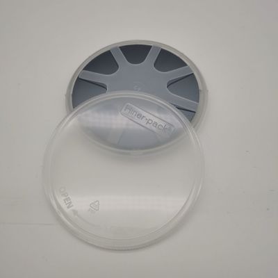 kopen Doorzichtige horizontale enkelvoudige wafervervoerder voor veilig vervoer / schoonruimteopslag voor halfgeleiderveld online manufacture