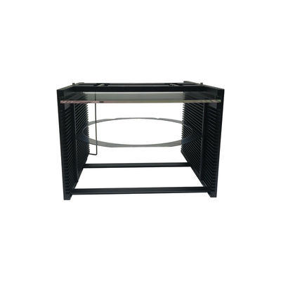kopen 8 inch 25 slot zwart metaal wafer lading cassette met ultra-hoge temperatuur weerstand online manufacture