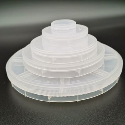 kopen Single Chip Packaging Wafer Shipping Box Natural PP Low Gas Release Voor de halfgeleiderindustrie online manufacture