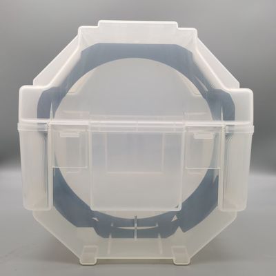 kopen 8 inch transparante waferbox voor transport en opslag met een lage gasvrijstelling online manufacture