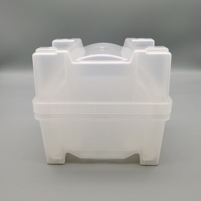 kopen 6 inch 150mm Wafer Shipping Box PP Base Lid Cassette Set Transparante kleur met hoge compatibiliteit online manufacture