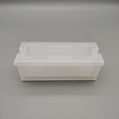 kopen Rectangular Silicon Wafer Box 25PCS Press Type Recyclebaar Gebruik met onderkant en deksel online manufacture