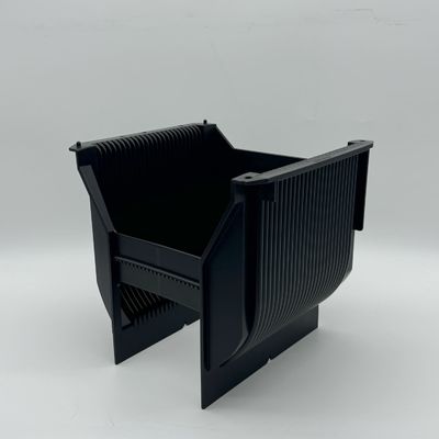 kopen 8 inch Ultra Clean Wafer Cassette Box met 25 capaciteit in zwart ESD beschermmateriaal online manufacture