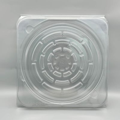 kopen 12 inch stapelbare siliconen wafer doos Duidelijk PS materiaal rechthoekig met SGS-conform online manufacture