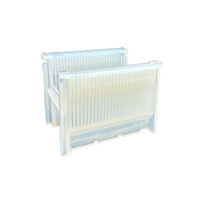 kopen 25 Slots Aanpasbare PFA Halve Leider Wafer Cassette Met Duurzaam online manufacture
