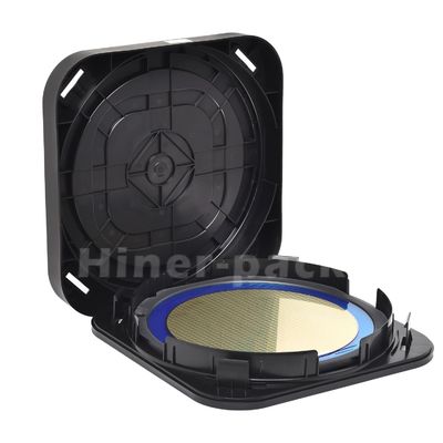 Horizontale 300 mm wafer drager blikken doos geleidende zwarte PP materiaal