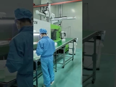 Schoon PP Fluorware Wafer Shipping Box Carrier Met Cassette 4 Inch 100mm